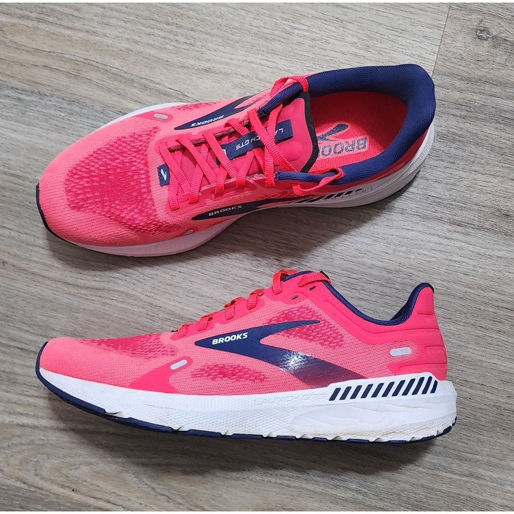 Brooks Women Launch 9 Pink Purple Running Shoes Sneakers 1203731B604 Size 10.5 B - Picture 4 of 7